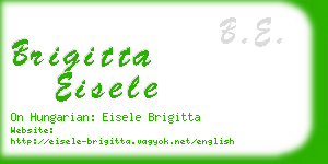 brigitta eisele business card